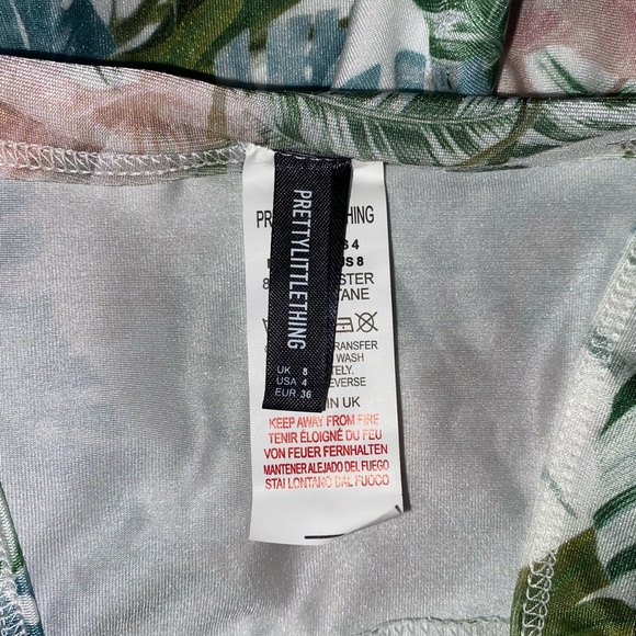 Pretty Little Thing Leafy Bikini Set - Picture 6 of 7